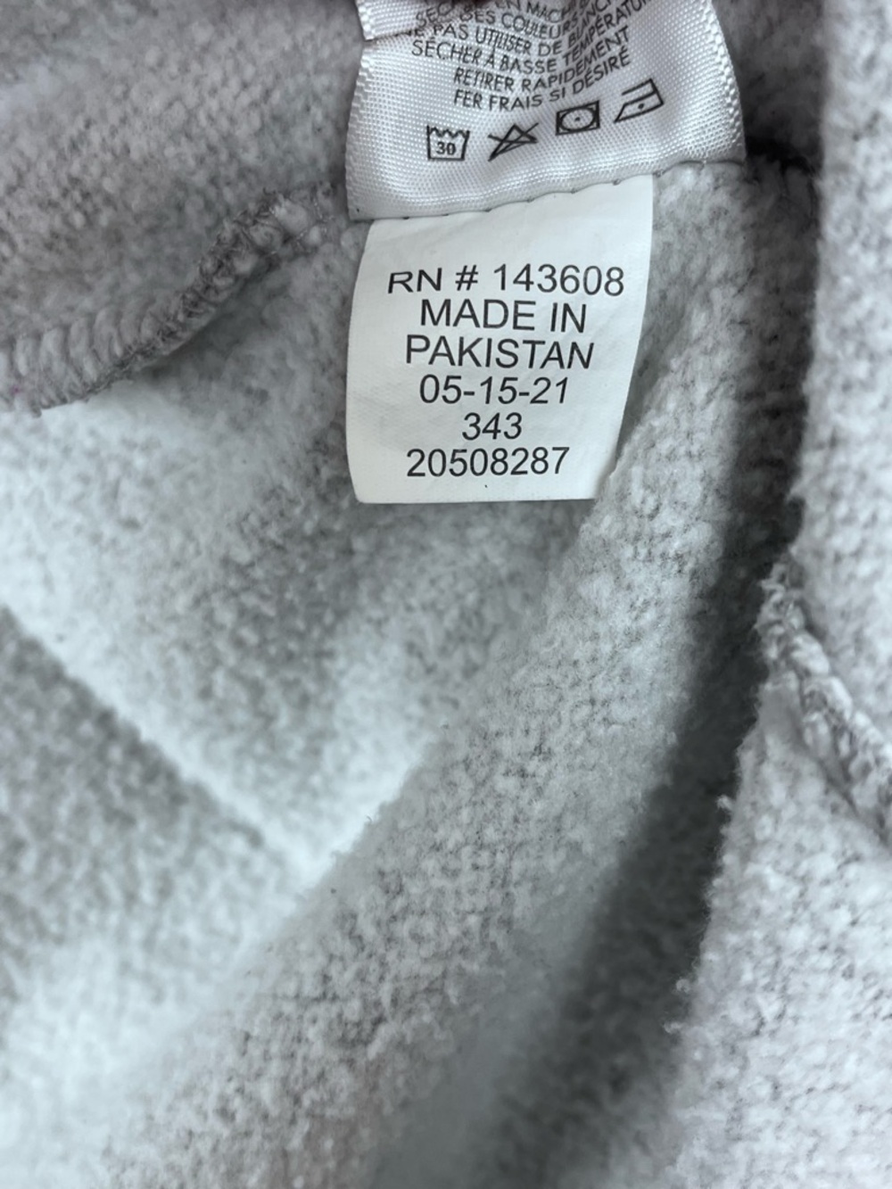 True Religion Boys Full Zip Fleece Hoodie with Paint Drip Logo Size L; School - Picture 12 of 13